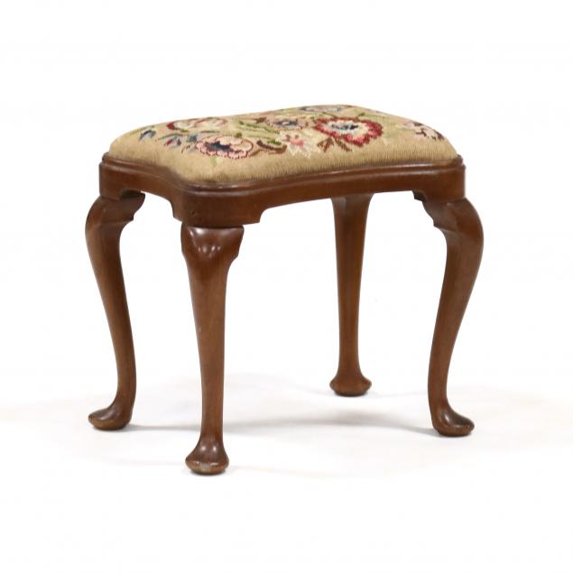 queen-anne-style-needlepoint-stool