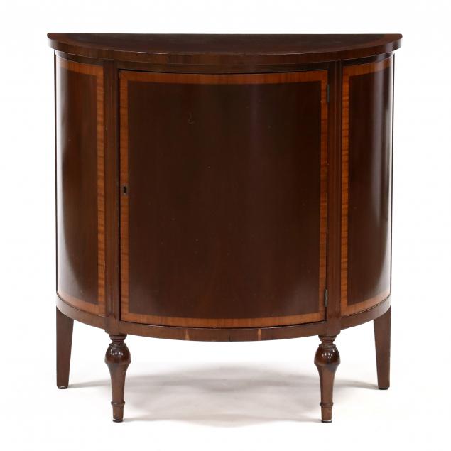 english-style-banded-mahogany-demilune-commode