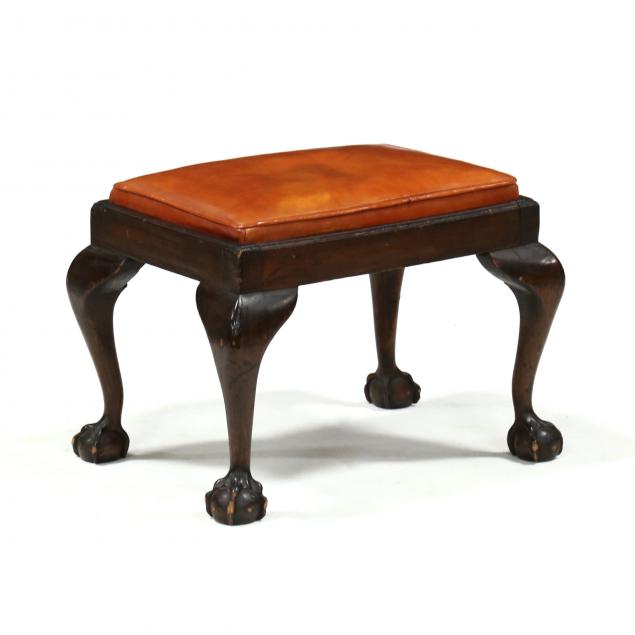 chippendale-style-mahogany-footstool