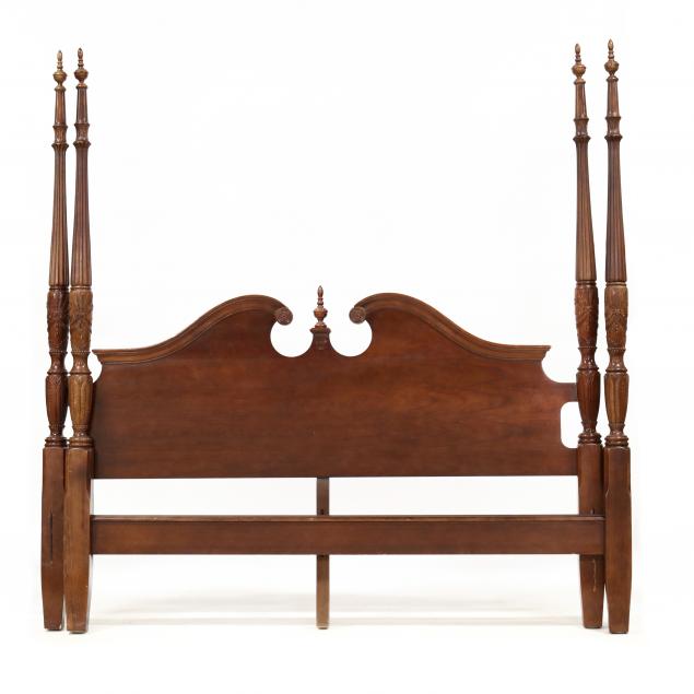 plantation-style-carved-mahogany-king-size-tall-post-bed
