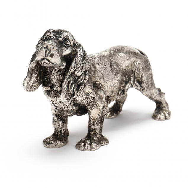 a-gucci-silverplate-model-of-a-spaniel