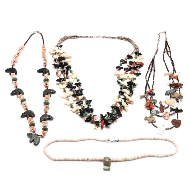 four-zuni-necklaces