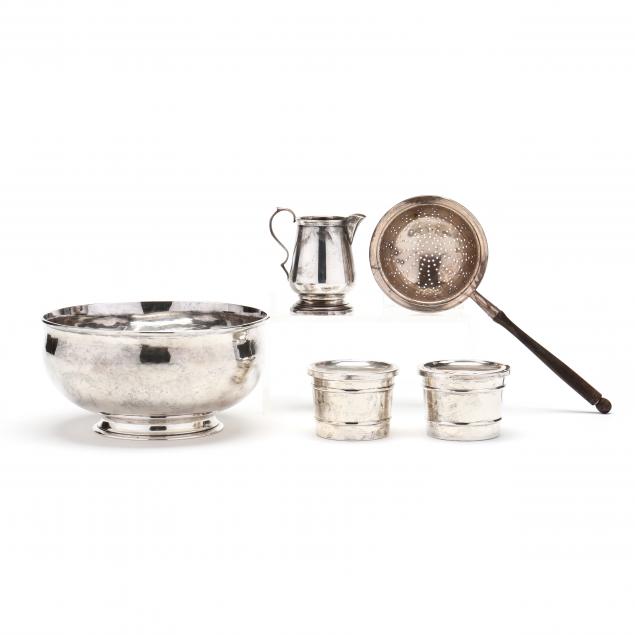 five-american-sterling-silver-table-accessories