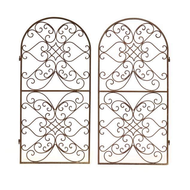 pair-of-large-cast-iron-arched-gates