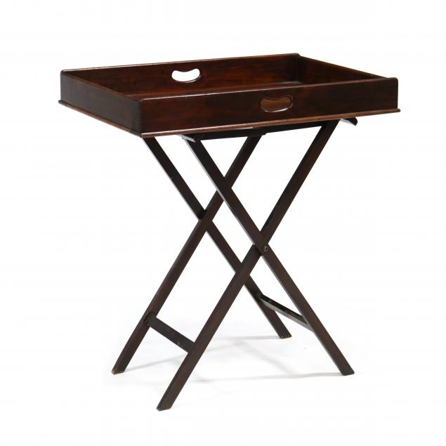 georgian-mahogany-butler-tray-on-stand