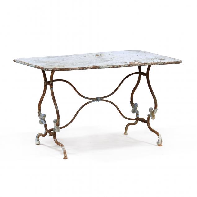 vintage-french-painted-iron-cafe-table