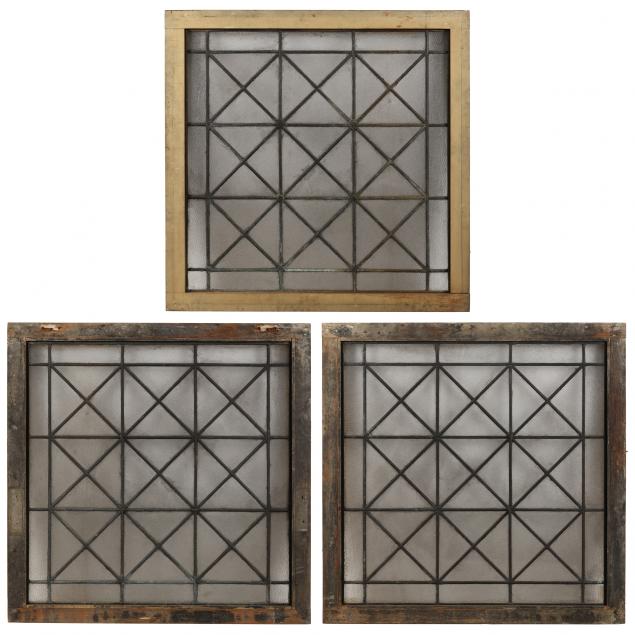 set-of-three-vintage-leaded-glass-windows