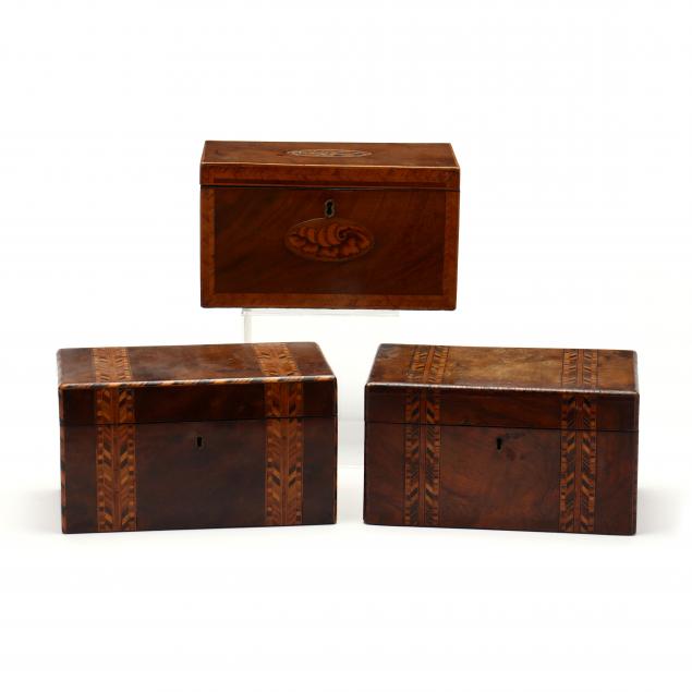 three-english-inlaid-mahogany-tea-caddies