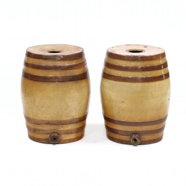 doulton-watts-pair-of-english-stoneware-whisky-casks