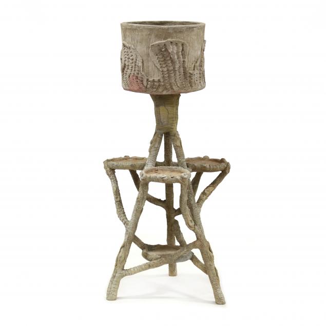 large-cast-stone-faux-bois-plant-stand