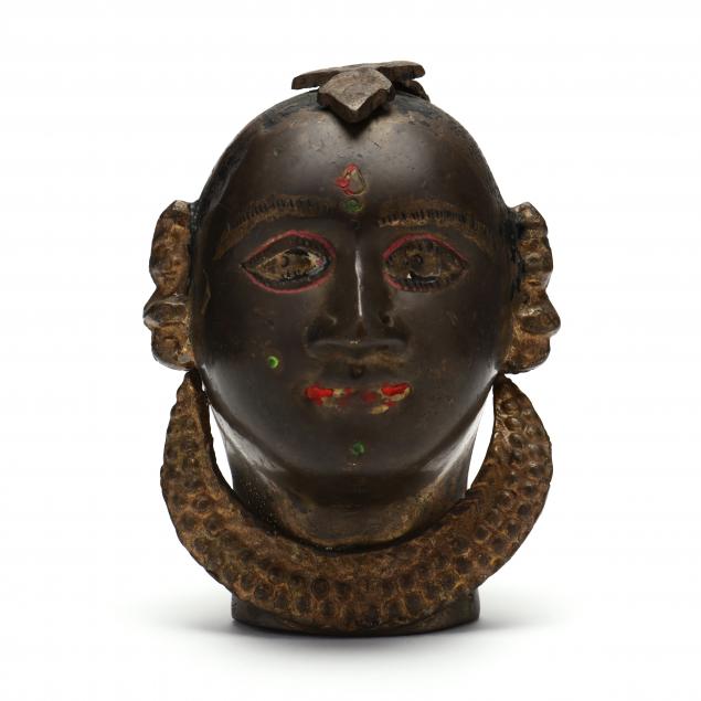 an-indian-bronze-devi-head