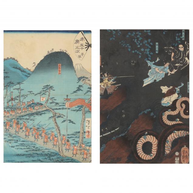 two-japanese-woodblock-prints