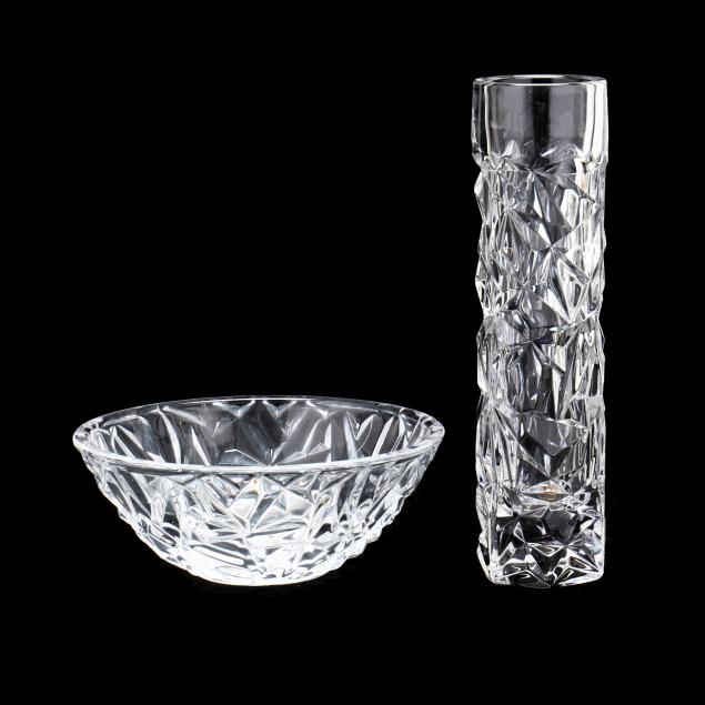 tiffany-co-crystal-vase-and-bowl