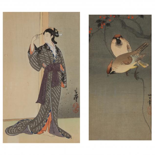 two-japanese-woodblock-prints