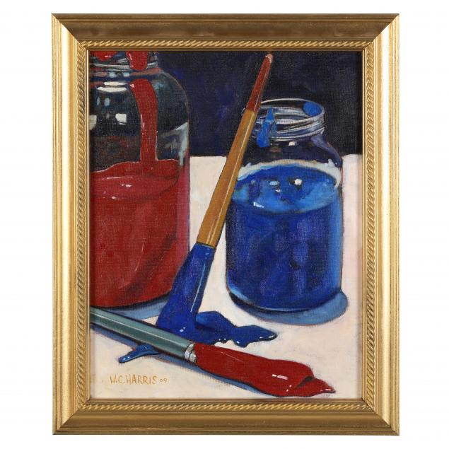 bill-harris-va-still-life-with-paints-and-brushes