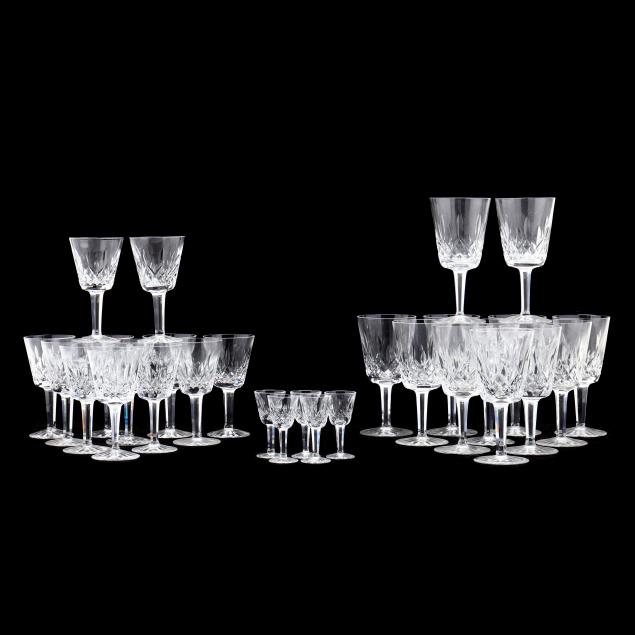 waterford-29-pieces-of-i-lismore-i-crystal-stemware