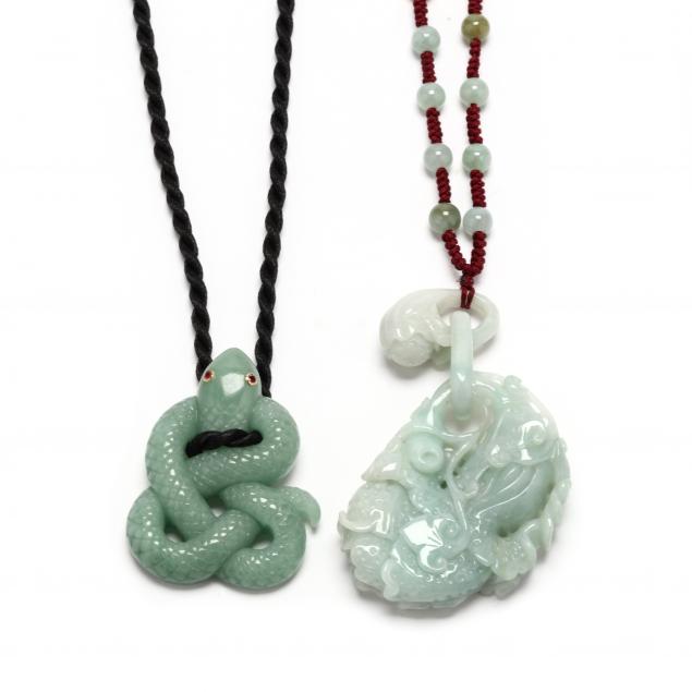 two-carved-jade-pendants
