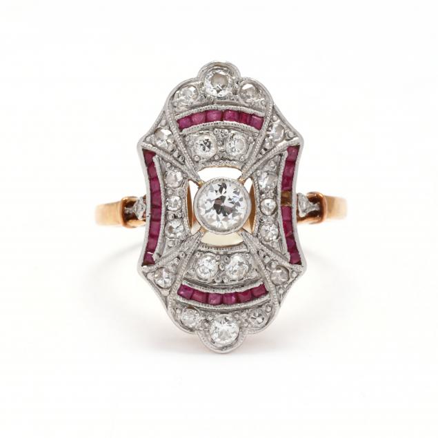 antique-diamond-and-ruby-ring