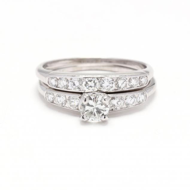 white-gold-and-diamond-wedding-set