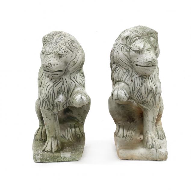 pair-of-cast-stone-lions