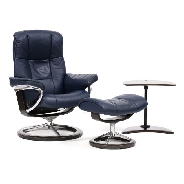 ekornes-stressless-leather-lounge-chair-ottoman-and-side-table