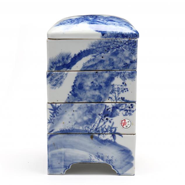 a-chinese-blue-and-white-porcelain-stacked-container