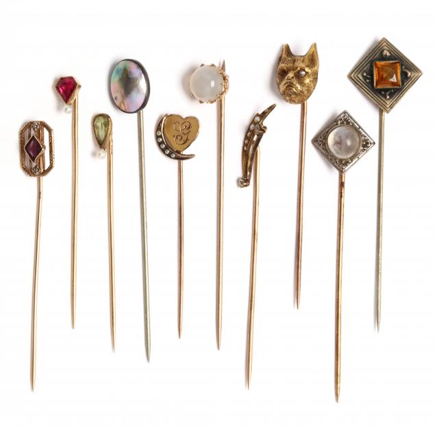 collection-of-vintage-stick-pins