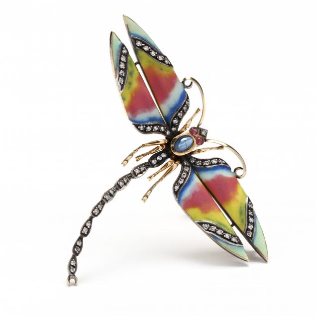 gold-enamel-and-gem-set-dragonfly-brooch