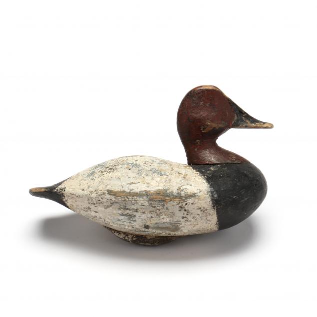 lee-dudley-nc-1860-1942-blackhead-in-canvasback-paint