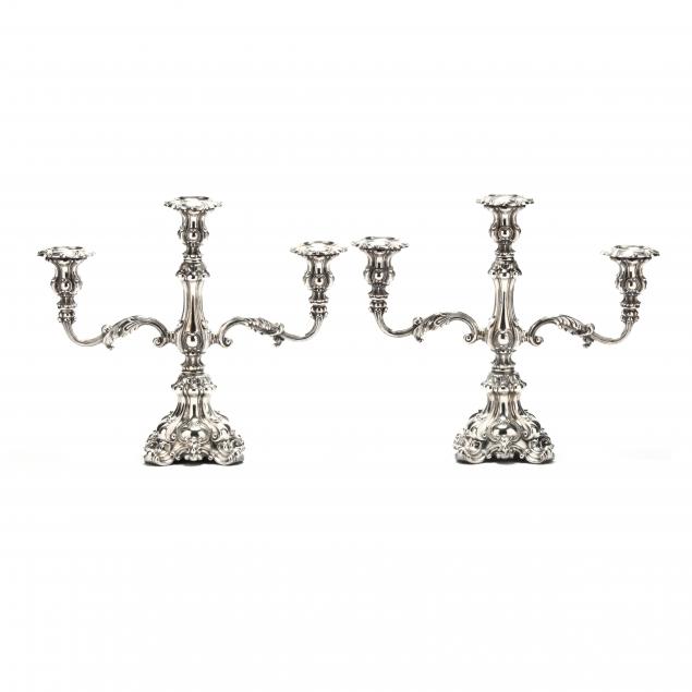 a-pair-of-american-rococo-revival-silverplate-three-light-candelabra