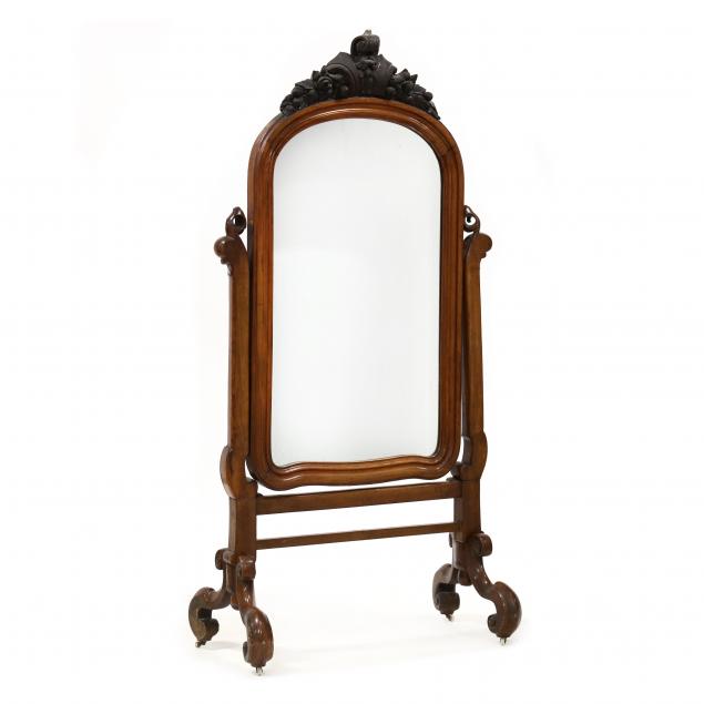 continental-rococo-revival-carved-cheval-mirror
