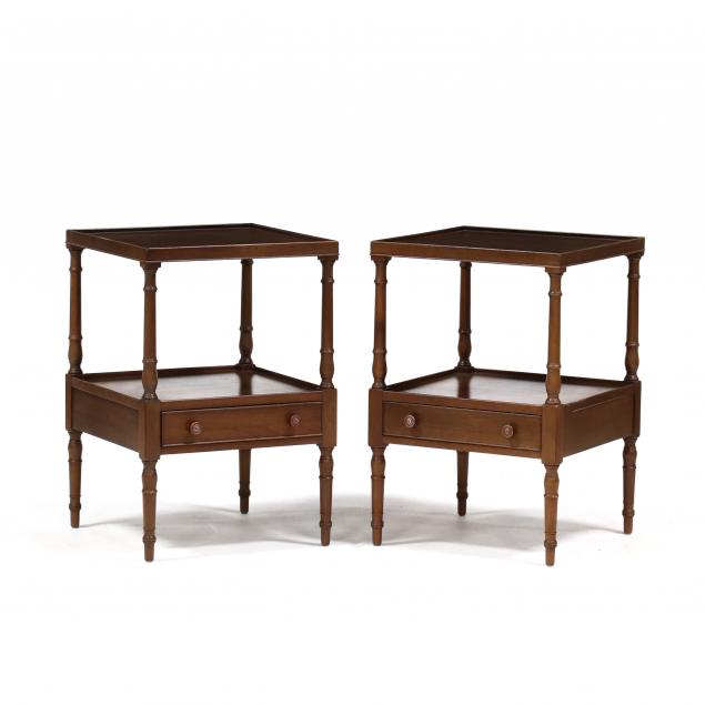 kittinger-pair-of-mahogany-one-drawer-end-tables