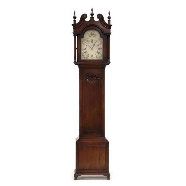 herschede-carved-mahogany-tall-case-clock-after-goddard