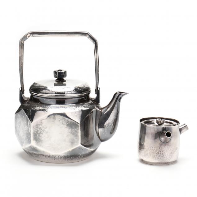 two-japanese-silver-teapots