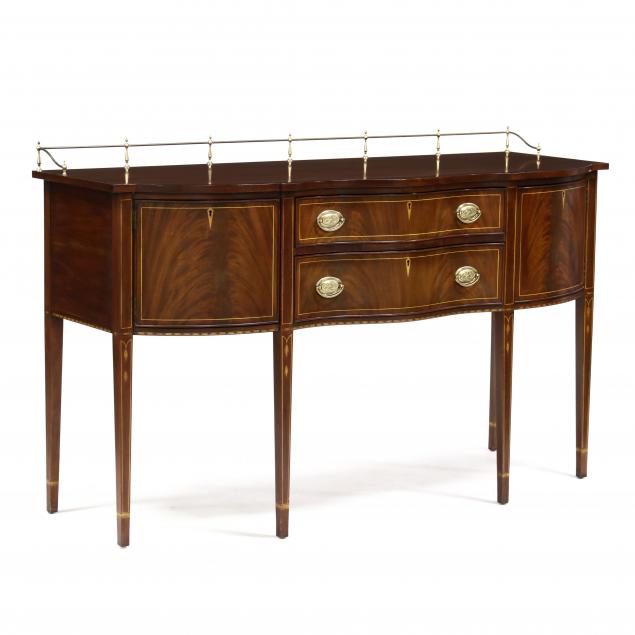 henkel-harris-federal-style-inlaid-mahogany-serpentine-sideboard