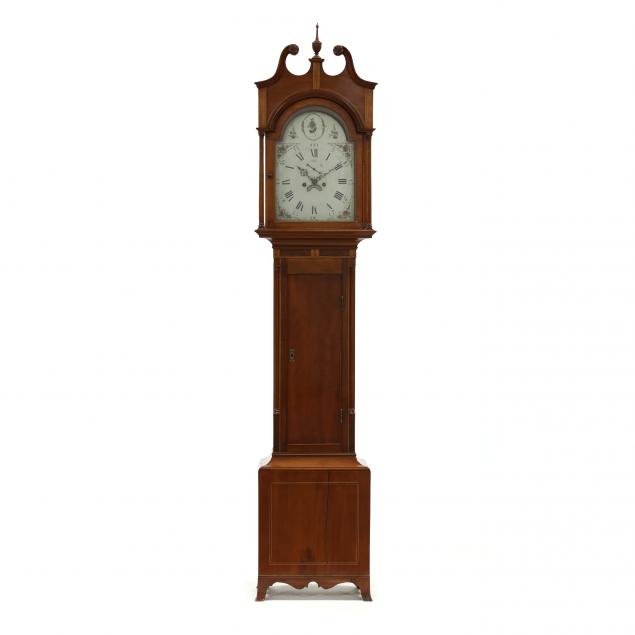 new-england-inlaid-cherry-tall-case-clock