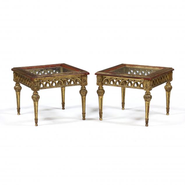 pair-of-louis-xvi-style-diminutive-gilt-wood-and-glass-side-tables
