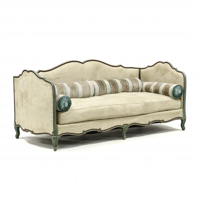 vintage-french-painted-and-upholstered-daybed