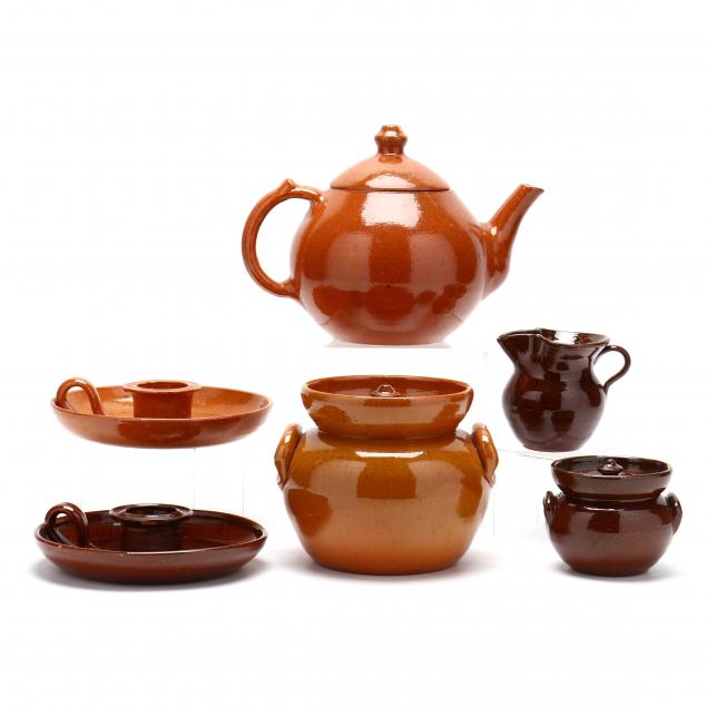 ben-owen-master-potter-1959-1972-seagrove-nc-a-grouping-six-pottery-accessories