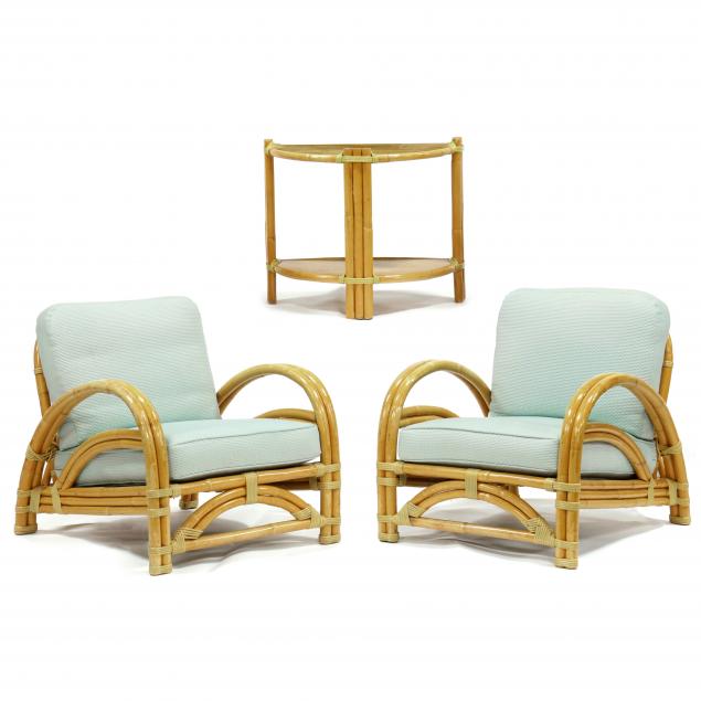 paul-frankl-pair-of-rattan-club-chairs-and-table