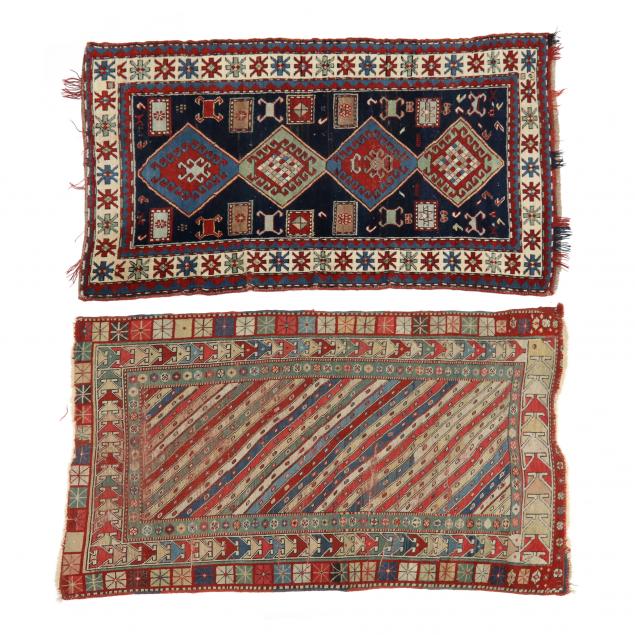 two-caucasian-area-rugs