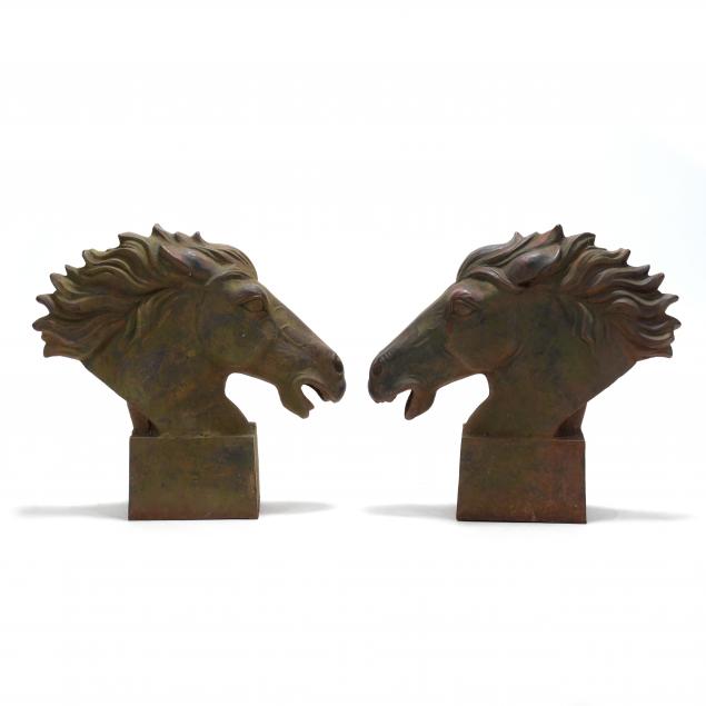 pair-of-cast-iron-horse-head-mounts