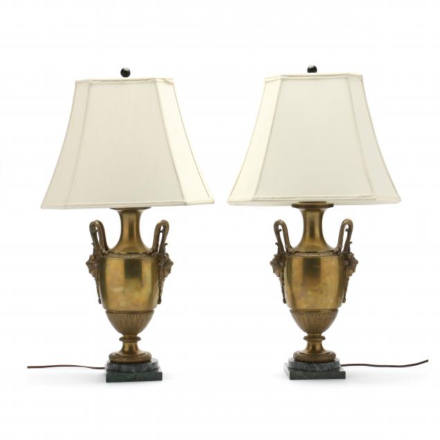 neoclassical-style-bronze-urn-table-lamps