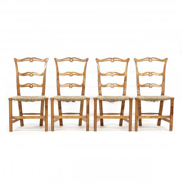 set-of-four-bench-made-tiger-maple-chippendale-style-chairs