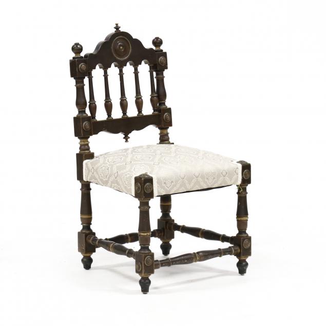 william-and-mary-style-painted-diminutive-side-chair
