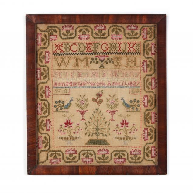 ann-martin-s-framed-sampler-dated-1822-english