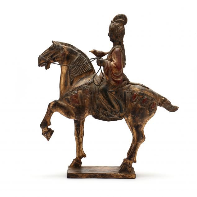a-chinese-style-horse-and-rider-sculpture