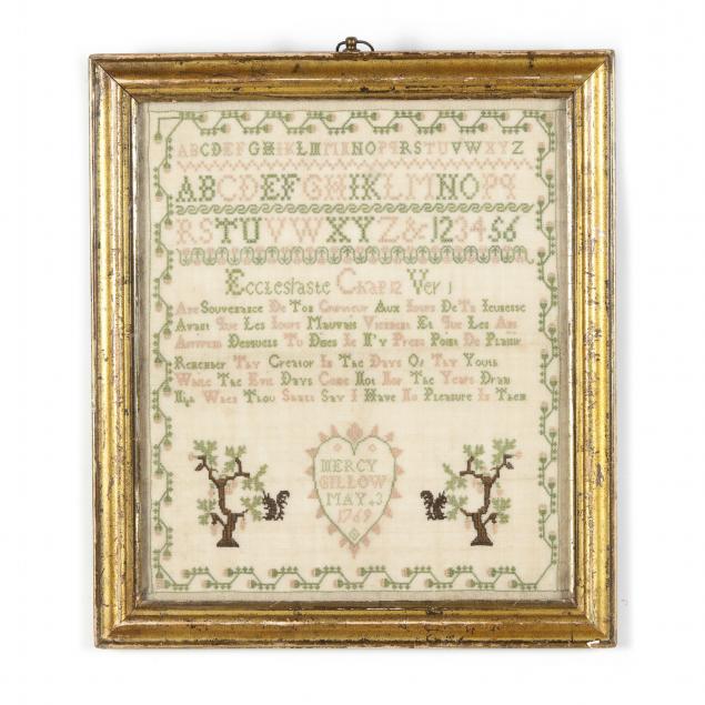 mercy-gillows-needlepoint-sampler-dated-1769-england