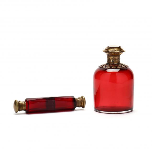two-antique-ruby-glass-scent-bottles