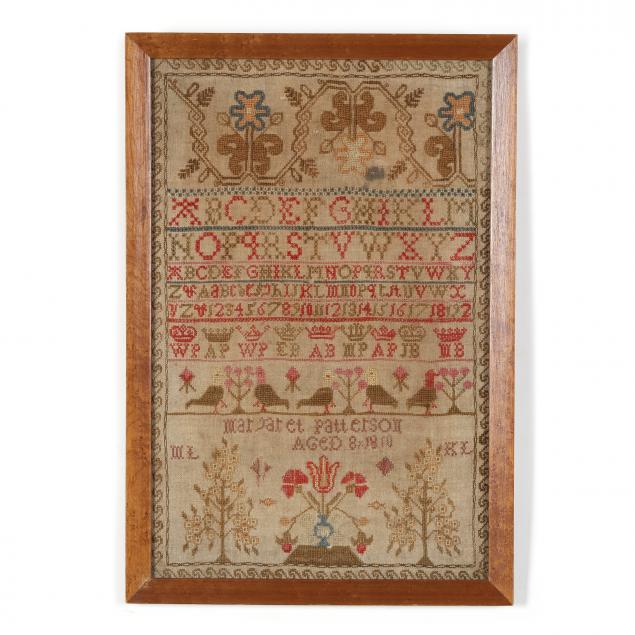 margaret-patterson-s-needlework-sampler-dated-1810